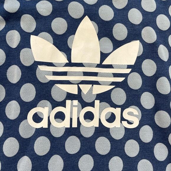 Adidas Blue Polka Dot Sweatshirt - Picture 3 of 10